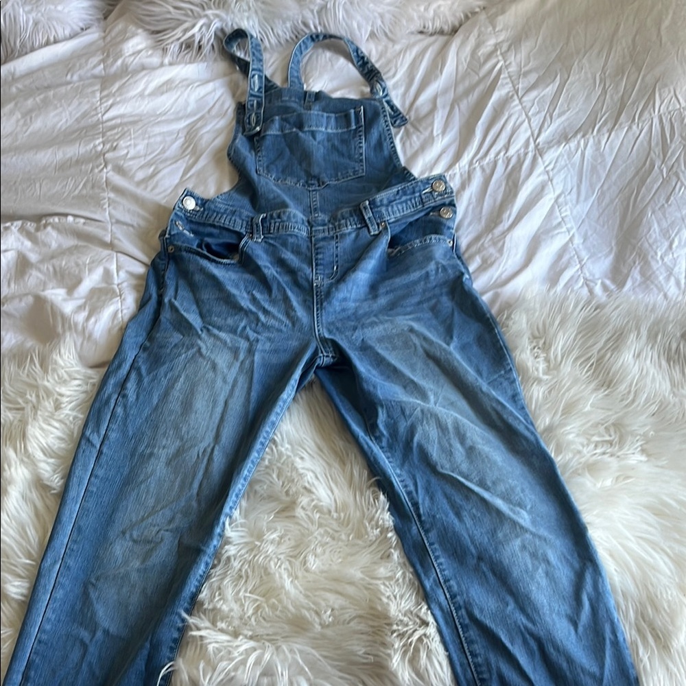 Cat & Jack Light Blue Denim Overalls